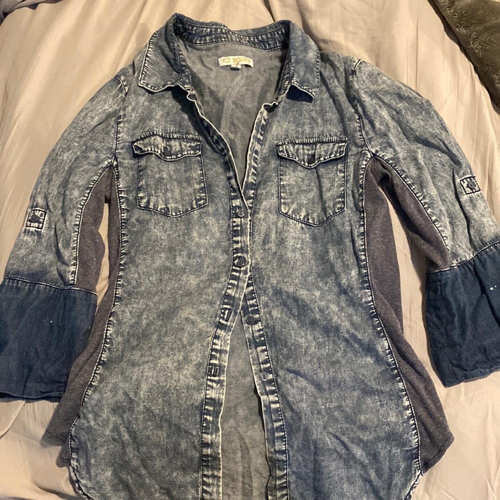 Denim style top